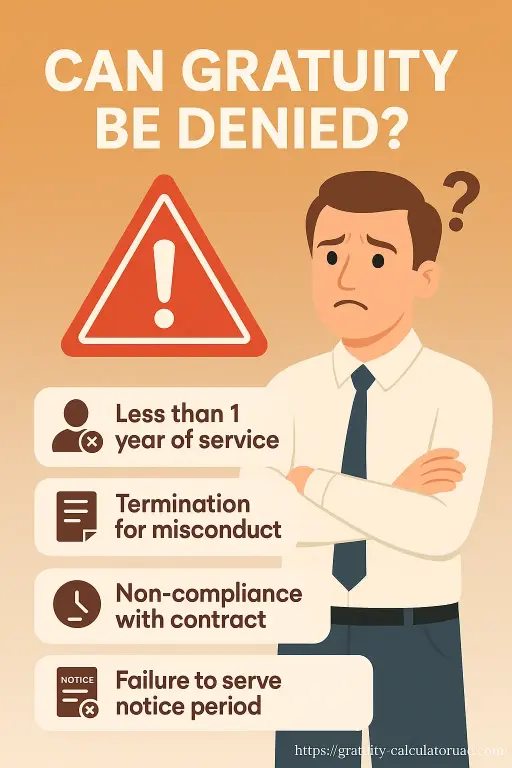 Can Gratuity be Denied?